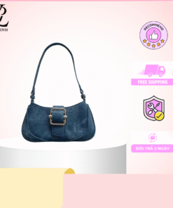 Túi Denim đeo vai nữ màu Jean Chất Da Cao Cấp Valixinh- TDC131