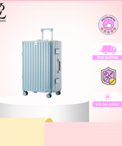 Vali Nhôm Khung Cao Cấp Màu Xanh Dương – Cứng Cáp, An Toàn, Sang Trọng